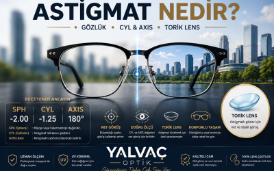 Astigmat Nedir? Astigmat Gözlük ve Torik Lens Rehberi | Yalvaç Optik