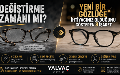 Gözlüğünüzü Ne Zaman Değiştirmelisiniz? Yeni Bir Gözlüğe İhtiyacınız Olduğunu Gösteren 8 İşaret