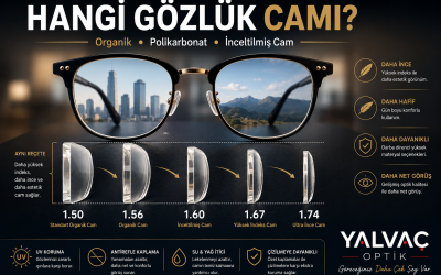 Gözlük Camı Çeşitleri ve İnceltilmiş Camlar | Yalvaç Optik