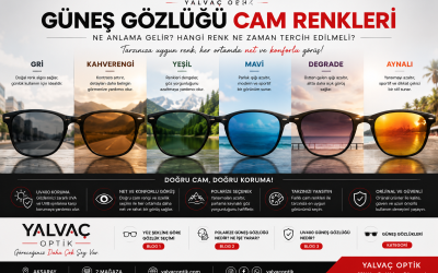Güneş Gözlüğü Cam Renkleri ve Özellikleri | Yalvaç Optik