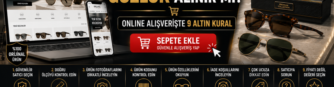 İnternetten Gözlük Alınır mı? Online Gözlük Alırken Dikkat Edilmesi Gereken 9 Şey