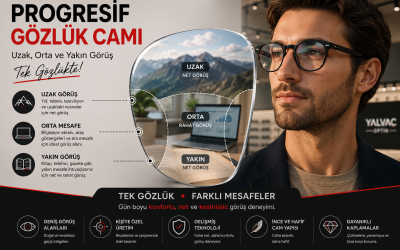 Progresif Gözlük Camı Nedir? Nasıl Kullanılır? | Yalvaç Optik